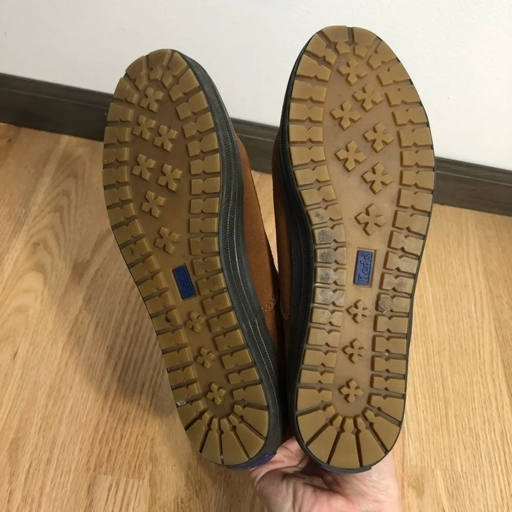 Keds Sunnyside Leather Boots Sz 6 Brown Women’s